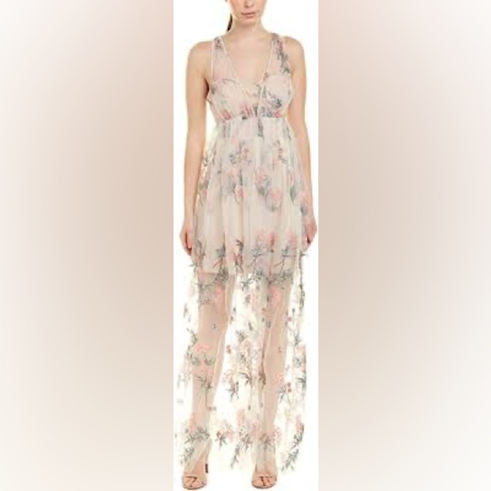 AVEC LES FILLES FLORAL MAXI DRESS SZ 6